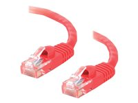 C2G Cat6 Booted Unshielded (UTP) Crossover Patch Cable - Övergångskabel - RJ-45 (hane) till RJ-45 (hane) - 5 m - UTP - CAT 6 - formpressad, hakfri, tvinnad - röd 83561