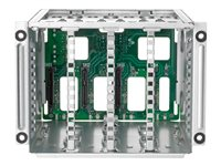 HPE 2SFF x4 Tri-Mode 24G U.3 Basic Carrier Drive Cage Kit - Hållare för lagringsenheter - 2.5" - för ProLiant DL360 Gen10 P26437-B21