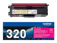 Brother TN320M - Magenta - original - tonerkassett - för Brother DCP-9055, DCP-9270, HL-4140, HL-4150, HL-4570, MFC-9460, MFC-9465, MFC-9970 TN320M