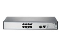 HPE 1910-8G-PoE+ (180W) Switch - Switch - L3 - Administrerad - 8 x 10/100/1000 (PoE+) + 1 x SFP - rackmonterbar - PoE+ JG350A#ABB