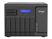 QNAP TS-h886 - NAS-server - 8 fack - SATA 6Gb/s - RAID RAID 0, 1, 5, 6, 10, 50, JBOD, 60, RAID TP, TM - RAM 8 GB - 2.5 Gigabit Ethernet - iSCSI support TS-H886-D1602-8G