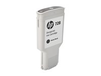 HP 728 - 300 ml - mattsvart - original - DesignJet - bläckpatron - för DesignJet T730, T830 F9J68A