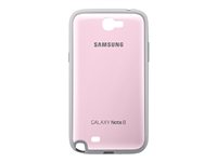 Samsung Protective Cover+ EFC-1J9B - Baksidesskydd för mobiltelefon - rosa - för Galaxy Note II EFC-1J9BPEGSTD