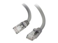 C2G - Patch-kabel - RJ-45 (hane) till RJ-45 (hane) - 3 m - UTP - CAT 6 - startad, hakfri - grå 82493