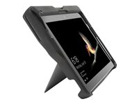 Kensington BlackBelt Rugged Case with Integrated CAC Reader for Surface Go 1, 2, 3, 4 - Skyddsfodral för surfplatta - robust - silikon, polykarbonat, ABS (acrylonitrile butadiene styrene), termoplastisk polyuretan (TPU) - svart - offentliga sektorn - för Microsoft Surface Go, Go 2, Go 3 K97320WW