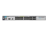 HPE 3500-24G-PoE yl Switch - Switch - Administrerad - 24 x 10/100/1000 (PoE) + 4 x kombinations-SFP - rackmonterbar - PoE J8692A#ABB