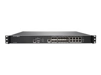 SonicWall NSa 6600 - Säkerhetsfunktion - begränsad licensanvändning - 10GbE - 1U - SonicWall säkerhetsuppgradering, plusprogram (2 år) - kan monteras i rack 01-SSC-1098