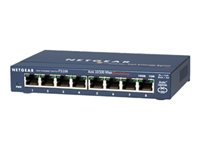 NETGEAR FS108 10/100 Desktop Switch - Switch - ohanterad - 8 x 10/100 - skrivbordsmodell FS108-200PES