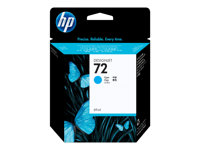 HP 72 - 69 ml - cyan - original - DesignJet - bläckpatron - för DesignJet T1100, T1100ps, T1200, T1200ps, T1300, T610, T620, T770, T790 C9398A