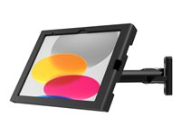 Compulocks iPad 10.9" 10th Gen Swell Enclosure Swing Wall Mount - Hölje - för surfplatta - svart - skärmstorlek: 10.9" - för Apple 10.9-inch iPad Wi-Fi, Wi-Fi + Cellular 827B209SWLB