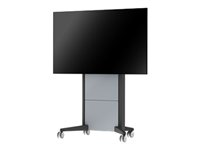 SMS Presence Mobile Motorized - Ställ - för LCD-skärm/pekskärm - låsbar - aluminium, antracitgrå - skärmstorlek: 46" PR031001-P0