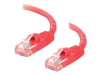 C2G Enhanced Cat5E 350MHz Snagless Patch Cable - Patch-kabel - RJ-45 (hane) till RJ-45 (hane) - 30 m - CAT 5e - formpressad, hakfri, tvinnad - röd 83230