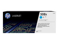 HP 508X - Lång livslängd - cyan - original - LaserJet - tonerkassett (CF361X) - för Color LaserJet Enterprise MFP M577; LaserJet Enterprise Flow MFP M577 CF361X