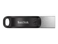 SanDisk iXpand Go - USB flash-enhet - 128 GB - USB 3.0 / Lightning SDIX60N-128G-GN6NE