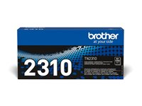Brother TN2310 - Svart - original - tonerkassett - för Brother DCP-L2500D, DCP-L2540DN, DCP-L2560DW, HL-L2360DN, HL-L2365DW, MFC-L2700DN TN2310