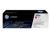 HP 305A - Magenta - original - LaserJet - tonerkassett (CE413A) - för LaserJet Pro 300 M351, 400 M451, MFP M375, MFP M475 CE413A