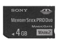 Sony - Flash-minneskort - 4 GB - Memory Stick PRO Duo Mark2 - för P!nk PSP MSMT4GN-PSP