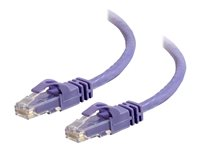 C2G Cat6 Booted Unshielded (UTP) Network Patch Cable - Patch-kabel - RJ-45 (hane) till RJ-45 (hane) - 7 m - UTP - CAT 6 - formpressad, hakfri, tvinnad - lila 83636