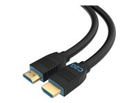 C2G 20ft (6.1m) C2G Performance Series Ultra Flexible High Speed HDMI Cable - 4k 60Hz In-Wall, CMG FT4 Rated - Hög hastighet - HDMI-kabel med Ethernet - HDMI hane till HDMI hane - 6.1 m - svart - dubbelriktad, 4K60 Hz (4096 x 2160) stöd C2G10401