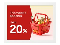 Samsung EM13DX - 13" Diagonal klass (13.3" visbar) - EMDX series e-pappersdisplay - E Ink Spectra 6 - digital skyltning - Tizen OS 1600 x 1200 - PoE - vit LH13EMDIBGBXEN