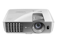 BenQ W1070 - DLP-projektor - bärbar - 3D - 2000 lumen - Full HD (1920 x 1080) - 16:9 - 1080p 9H.J7L77.17E