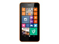 Nokia Lumia 635 - Pekskärmsmobil med Windows - 4G - 8 GB + microSDXC kortplats - 4.5" - 480 x 854 bildpunkter ( 221 ppi ) - IPS - 5 Mpix - Windows Phone 8 - ljusorange A00019425