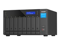 QNAP TVS-H874 - NAS-server - 8 fack - SATA 6Gb/s - RAID JBOD, RAID 0, 1, 5, 6, 10, 50, 60, TM, RAID TP - RAM 32 GB - 2.5 Gigabit Ethernet - iSCSI support TVS-H874-I7-32G