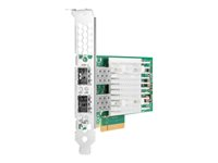 HPE QL41132HLCU - Nätverksadapter - PCIe 3.0 x8 - 10 Gigabit SFP+ x 2 - för ProLiant DL325 Gen10, DL345 Gen10, DL360 Gen10, DL380 Gen10, XL220n Gen10, XL290n Gen10 P21933-B21