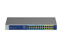 NETGEAR GS524UP - Switch - ohanterad - 8 x 10/100/1000 (PoE+) + 16 x 10/100/1000 (PoE++) - skrivbordsmodell, rackmonterbar - PoE++ (480 W) - Växelström 100 - 230 V GS524UP-100EUS