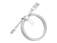 OtterBox Premium - Lightning-kabel - USB hane till Lightning hane - 2 m - molnvit 78-52641