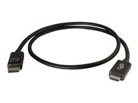 C2G 6ft DisplayPort to HDMI Cable - DP to HDMI Adapter Cable - M/M - DisplayPort-kabel - DisplayPort (hane) till HDMI (hane) - 1.8 m - svart 54326