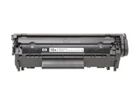 HP 12A - Svart - original - LaserJet - tonerkassett (Q2612A) - för LaserJet 1010, 1012, 1015, 1018, 1020, 1022, 3015, 3020, 3030, 3050, 3052, 3055, M1005 Q2612A