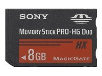 Sony - Flash-minneskort - 8 GB - Memory Stick PRO-HG Duo - för Cyber-shot DSC-HX10, TX100; Handycam HDR-CX740, PJ50, PJ760, PJ780, PJ790; a SLT-A65 MSHX8B