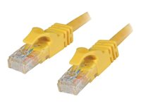 C2G Cat6 550MHz Snagless Patch Cable - Patch-kabel - RJ-45 (hane) till RJ-45 (hane) - 30 m - CAT 6 - formpressad, hakfri, tvinnad - gul 83475