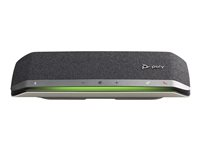 Poly Sync 40+ - Smart högtalartelefon - Bluetooth - trådlös, kabelansluten - USB-A, USB-C - svart, silver - Zoomcertifierad 772C5AA