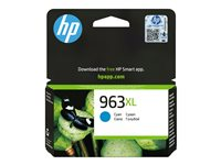 HP 963XL - 20.5 ml - Lång livslängd - cyan - original - bläckpatron 3JA27AE#LS3