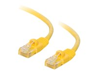 C2G Enhanced Cat5E 350MHz Snagless Patch Cable - Patch-kabel - RJ-45 (hane) till RJ-45 (hane) - 30 m - CAT 5e - formpressad, hakfri, tvinnad - gul 83250