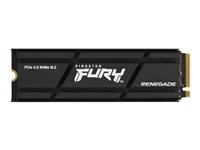 Kingston FURY Renegade - SSD - 500 GB - inbyggd - M.2 2280 - PCIe 4.0 x4 (NVMe) - integrerad kylfläns SFYRSK/500G