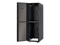 APC NetShelter SX Colocation 2 x 20U Enclosure with Sides - Rack - svart - 42U - 19" - för P/N: SMX2000RMLV2UNC, SRT5KRMXLT-5KTF AR3200