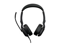 Jabra Evolve2 50 MS Stereo - Headset - på örat - kabelansluten - aktiv brusradering - USB-C - svart - Zoomcertifierad, Certifierad för Microsoft-teams, Cisco Webex Certified, Alcatel-Lucent-certifierad, Unify-certifierad, Google Meet-certifierad, Amazon Chime-certifierad 25089-999-899