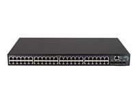 HPE FlexNetwork 5140 48G 4SFP+ EI - Switch - L3 - smart - 48 x 10/100/1000 + 4 x 10 Gigabit Ethernet / 1 Gigabit Ethernet SFP+ - rackmonterbar JL829A