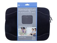 Kensington Faux Suede Tablet PC Sleeve - Skyddshölje för surfplatta - neopren - svart - 11.6" K64300EU