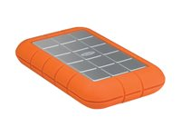 LaCie Rugged Triple - Hårddisk - krypterat - 2 TB - extern (portabel) - FireWire 800 / USB 3.0 - 256 bitars AES 9000448