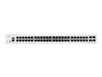 Cisco Business 250 Series CBS250-48T-4X - Switch - L3 - smart - 48 x 10/100/1000 + 4 x 10 Gigabit SFP+ - rackmonterbar CBS250-48T-4X-EU