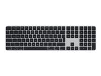 Apple Magic Keyboard with Touch ID and Numeric Keypad - Tangentbord - trådlös - Bluetooth - QWERTY - norsk - svarta tangenter MMMR3H/A