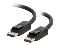 C2G DisplayPort 1.1 Cable with Latches - DisplayPort-kabel - DisplayPort (hane) till DisplayPort (hane) - 10 m - sprintlåsning - svart 84204