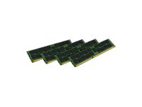 Kingston - DDR3 - sats - 32 GB: 4 x 8 GB - DIMM 240-pin - 1600 MHz / PC3-12800 - CL11 - 1.5 V - registrerad - ECC - för Dell PowerEdge M820, R820; PowerVault NX3200; Precision R7610, T3600, T5600, T7600, T7610 KTD-PE316SK4/32G