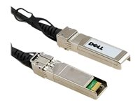 Dell - 100GBase direktkopplingskabel - QSFP28 till QSFP28 - 5 m - fiberoptisk - aktiv - för Networking S6100; PowerEdge C6420, R640, R740; PowerSwitch S4112, S5212; Networking Z9100 470-ABPU