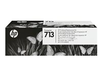 HP 713 - 4-pack - gul, cyan, magenta, svartfärgad - original - DesignJet - utbytessats för skrivhuvud - för DesignJet Studio, T210, T230, T250, T630, T650 3ED58A