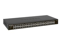 NETGEAR SOHO GS348 - Switch - ohanterad - 48 x 10/100/1000 - skrivbordsmodell, rackmonterbar GS348-100EUS